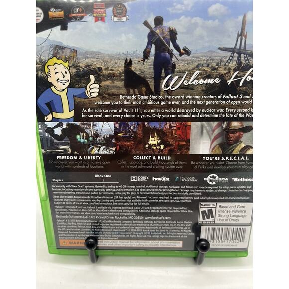 Fallout 4 Xbox One Game - Video Game Tested And Working Bethesda - Picture 3 of 9